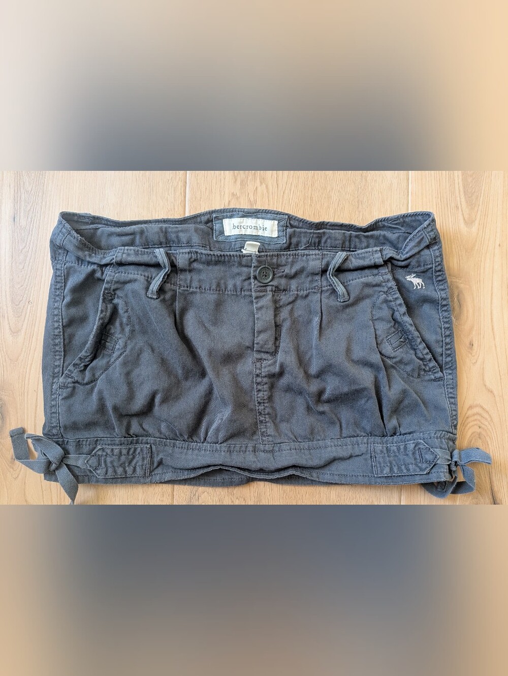 Vintage Y2K Abercrombie & Fitch Low Rise Mini Skirt Girls 14